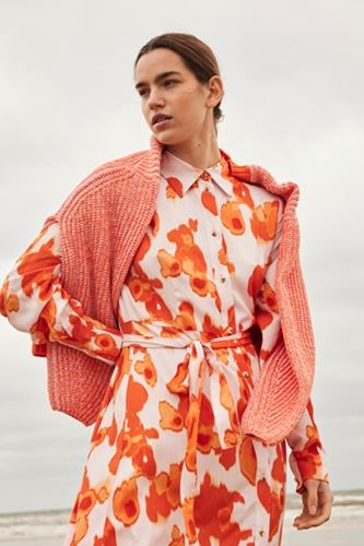 Klänningar/Tunikor - Slfnicolette ankle shirt dress-Orangeade