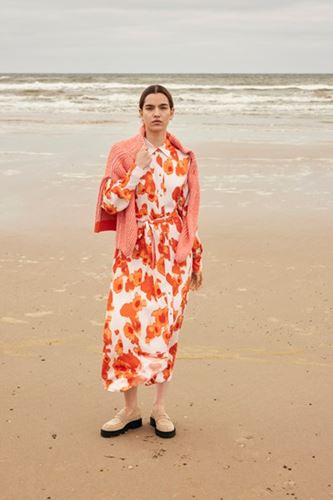 Klänningar/Tunikor - Slfnicolette ankle shirt dress-Orangeade