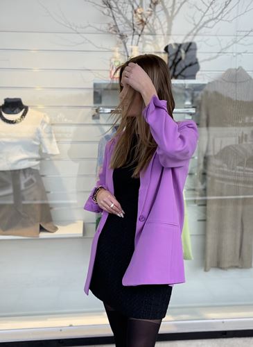 Kavajer&Ytterplagg - Oversized blazer – powder purple