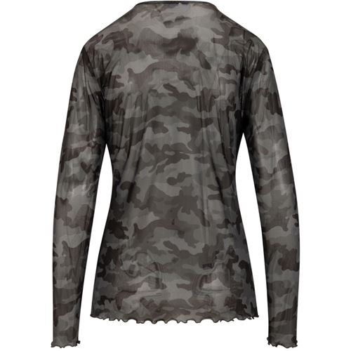 Toppar - Camouflage Mesh Top O-neck – Camouflage