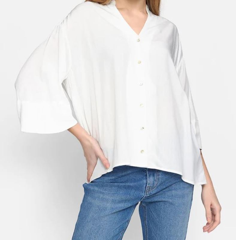 Blusar/Skjortor - SRPansy wide shirt – Snow white