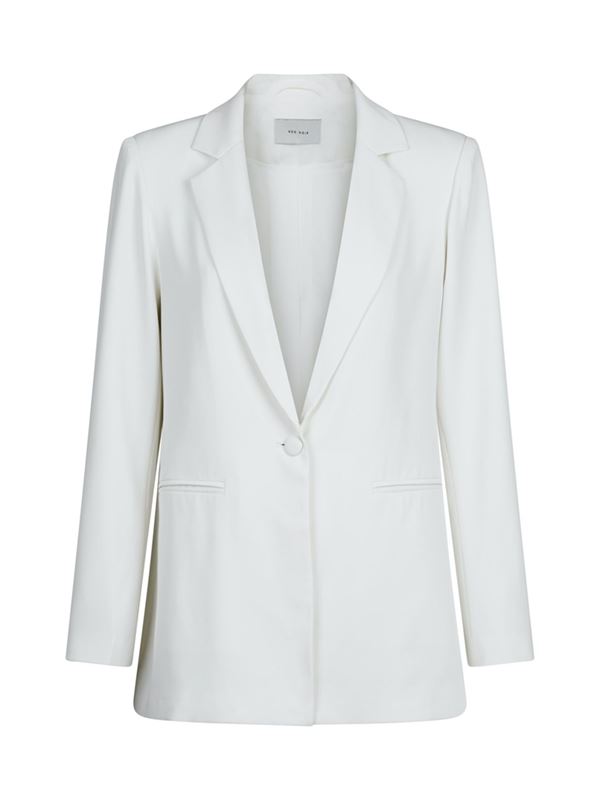 Kavajer/Ytterplagg - Avery solid blazer – white