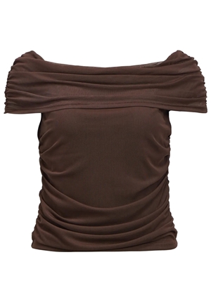 Toppar - Objdina cape top – Seal brown