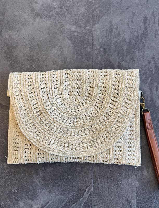 Lip of an angel - Boho medium bag – Creme