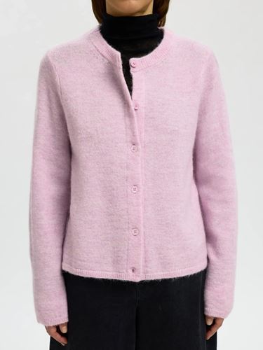 Tröjor/Koftor - Slwlulu new knit cardigan – Winsome Orchid/Melange