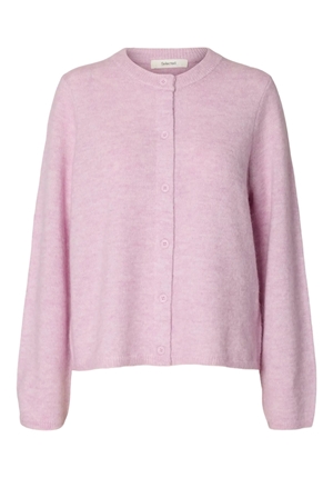 Tröjor/Koftor - Slwlulu new knit cardigan – Winsome Orchid/Melange Tröjor/Koftor - Slwlulu new knit cardigan – Winsome Orchid/Melange