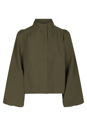 Kavajer/Ytterplagg - Tirsa Twill Jacket – Army Kavajer/Ytterplagg - Tirsa Twill Jacket – Army