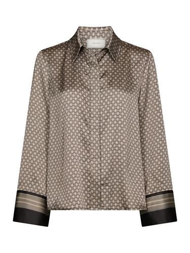 Blusar/skjortor - Mistan Pattern Shirt – Beige