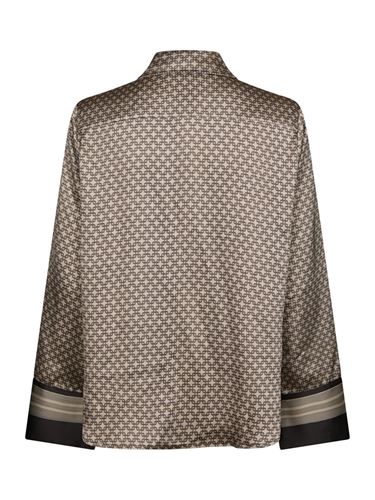 Blusar/skjortor - Mistan Pattern Shirt – Beige