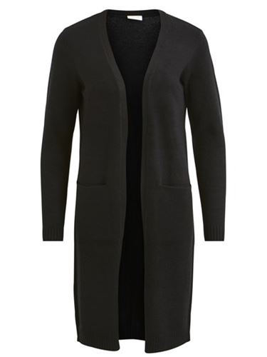 Tröjor/Koftor - Viril long knit cardigan – Black