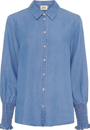 Blusar/Skjortor - Ganja Shirt – Denim Blue