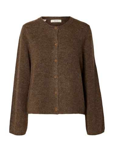 Tröjor/Koftor - Slwlulu new ls knit cardigan – Dachshund/melange