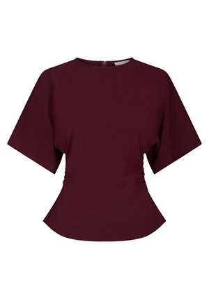 Blusar/Skjortor - Miriel Drape Blouse – Plum