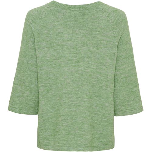 Toppar - Anna s/s V-neck Pullover – Delicate Green