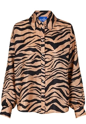 Blusar/Skjortor - Ginacras shirt – Zebra almond