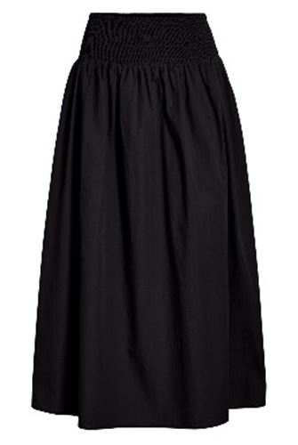 Kjolar - Vimia midi skirt – black