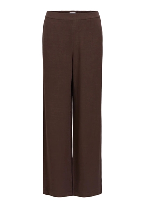 Byxor - Objsanne aline wide pant – Seal brown Byxor - Objsanne aline wide pant – Seal brown