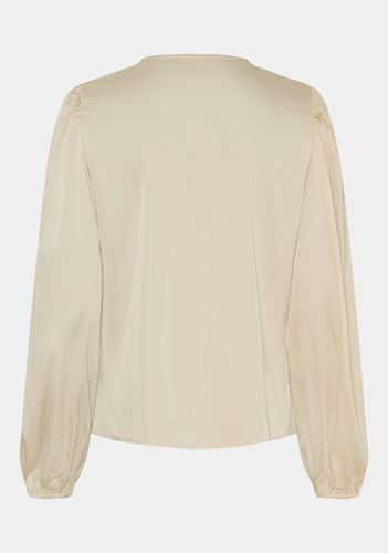 Blusar/Skjortor - Steff flounce blouse – Sand