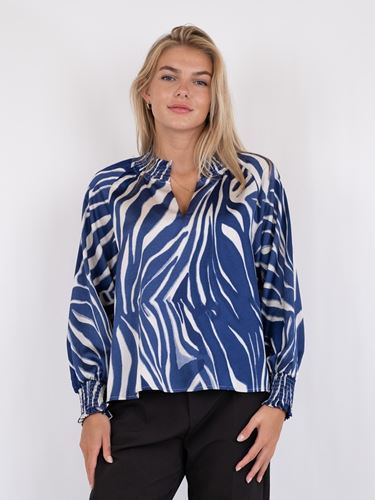 Blusar/Skjortor - Stone Wave Line Blous – blue