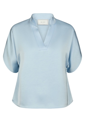 Blusar/Skjortor - Anelle Heavy Sayeen Blouse – Light Blue Blusar/Skjortor - Anelle Heavy Sayeen Blouse – Light Blue