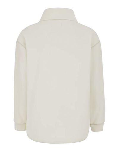 Tröjor&Koftor - ESSSaga zip neck – birch