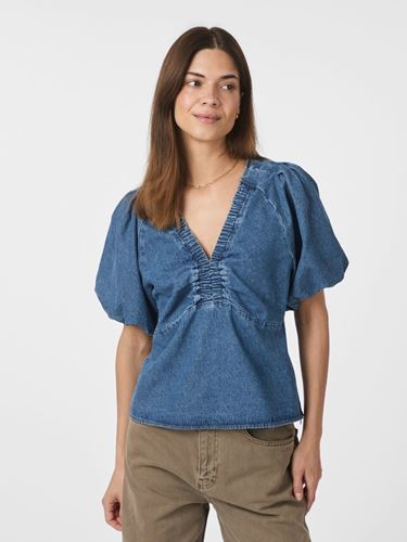 Blusar/Skjortor - Irina Denim Blouse – Blue