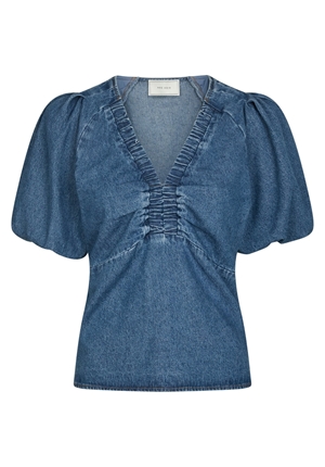 Blusar/Skjortor - Irina Denim Blouse – Blue