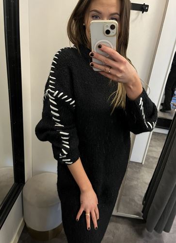 Klänningar - Vichoca knit dress – black