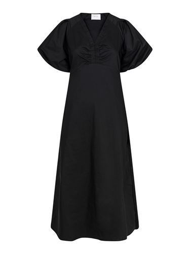 Klänningar/Tunikor - Illana poplin dress – Black