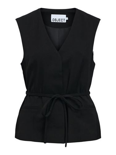 Toppar - Objlisa Tie Waistcoat – Black