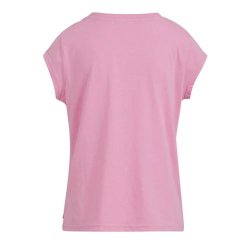 Toppar - T-shirt with foil logo – Rose pink