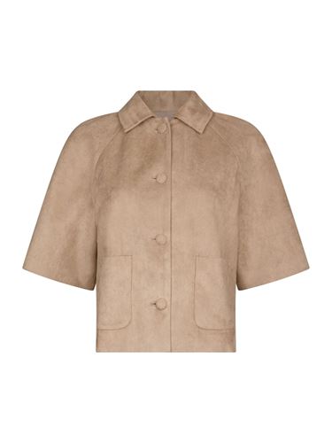 Kavajer/Ytterplagg - Editta Faux Suede Jacket – Sand