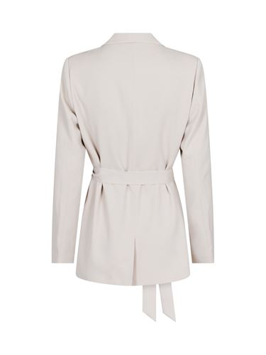 Kavajer & Ytterplagg - Lauren woven blazer – ivory