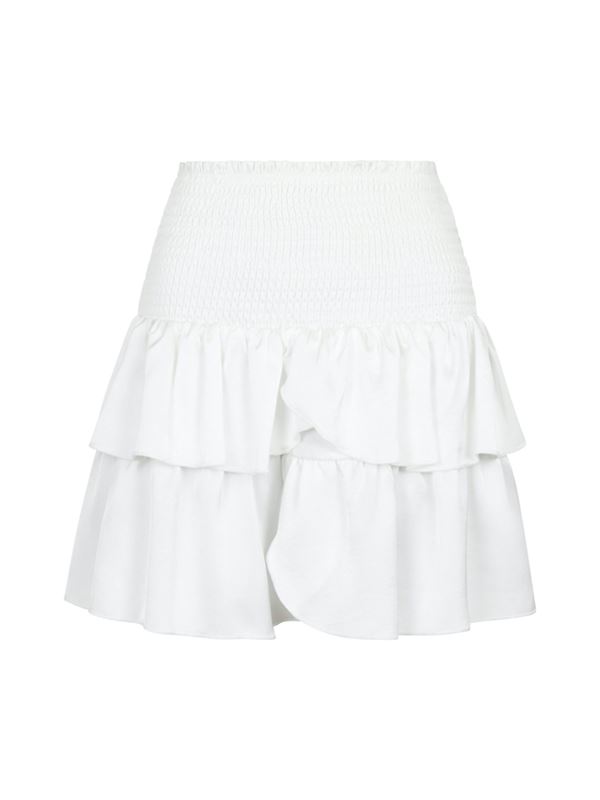 Kjolar - Carin Heavy Sateen Skirt – White