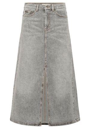 Kjolar - NanasIW Denim Skirt – Lgt. Grey wash denim