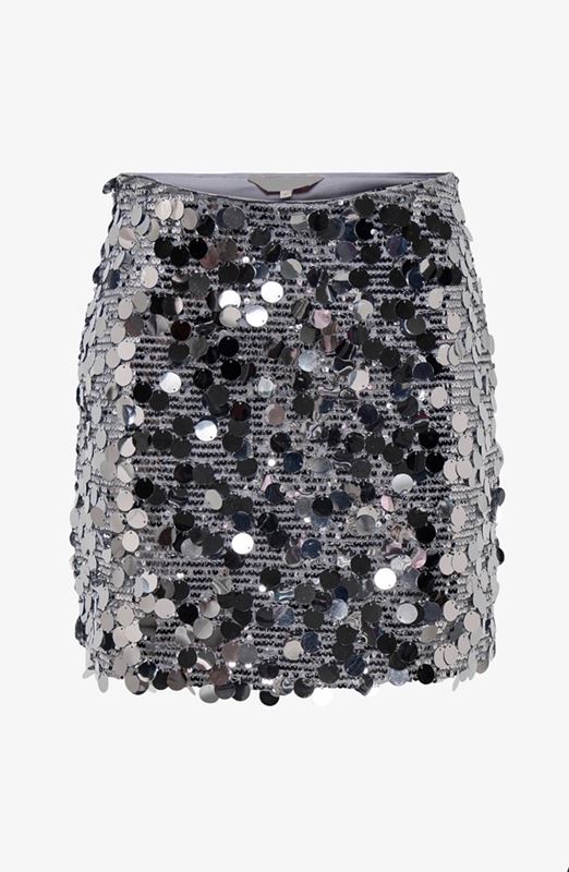 Kjolar - Vichaya mini skirt – Silver