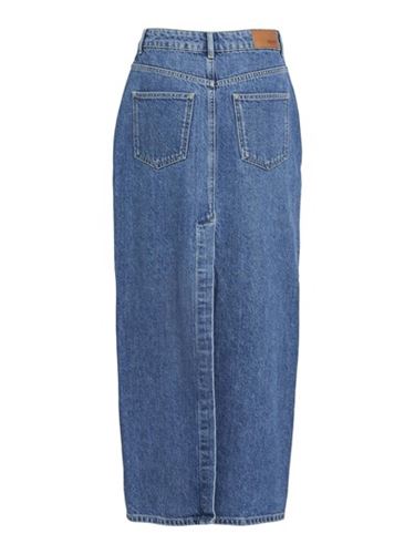 Kjolar - Objthylane long denim skirt – Medium blue denim