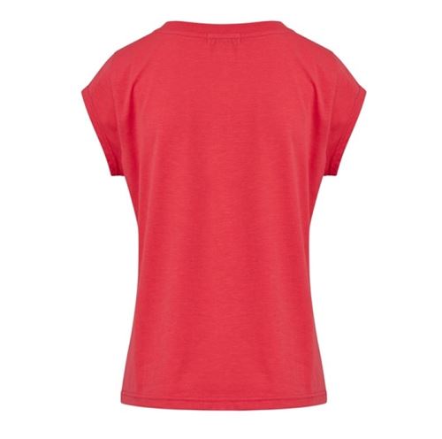 Toppar - T-shirt with foil logo – Intense pink