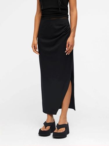 Kjolar - Objnynne long skirt – black