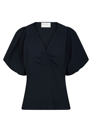 Blusar/Skjortor - Irina Structure Blouse – Navy