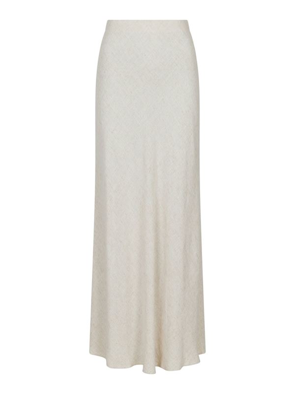 Kjolar - Viso linen skirt – Natural
