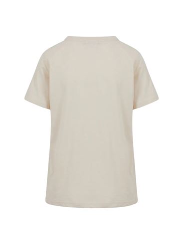 Toppar - Tee with coster caviar print – Cream