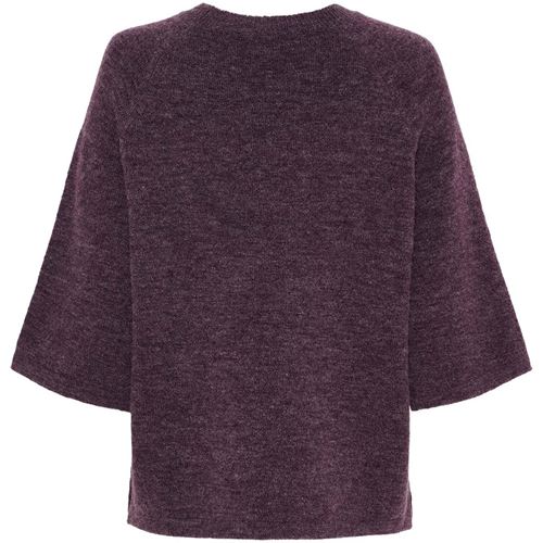 Tröjor/Koftor - Anna s/s pullover – Aubergine