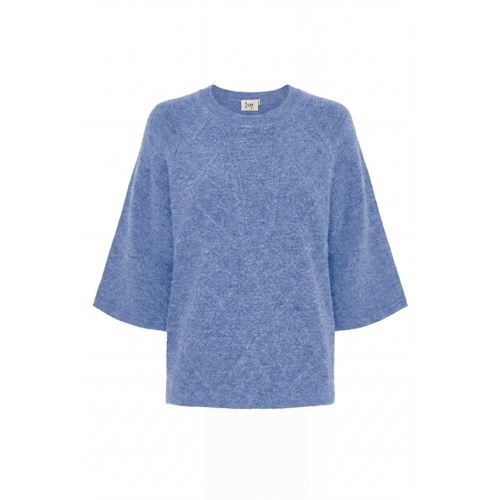 Tröjor/Koftor - Anna s/s pullover – Bluish