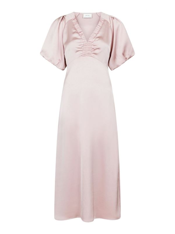 Klänningar - Illana heavy sateen dress – Dusty rose