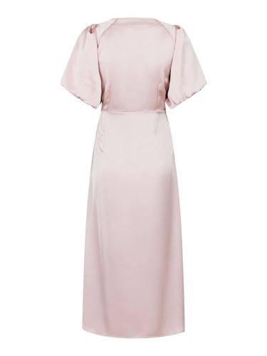 Klänningar - Illana heavy sateen dress – Dusty rose