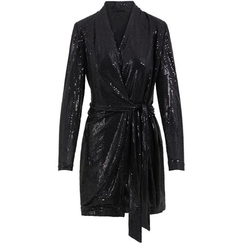 Klänningar - Wrap dress- black