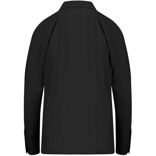 Blusar/Skjortor - Shirt with ruffles - Black