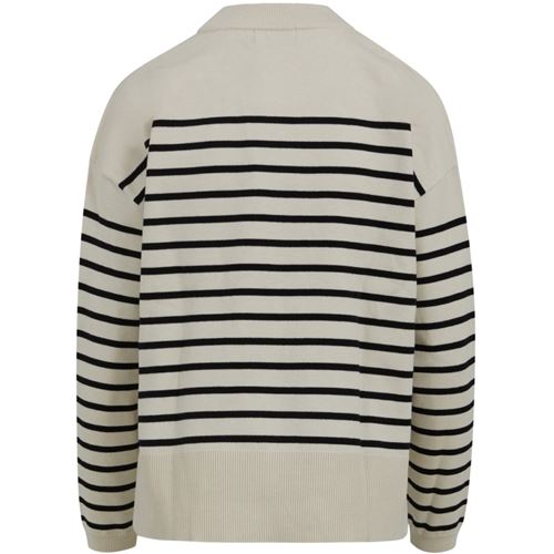 Tröjor/Koftor - CC Heart COLLINS comfy stripe knit blouse -creme