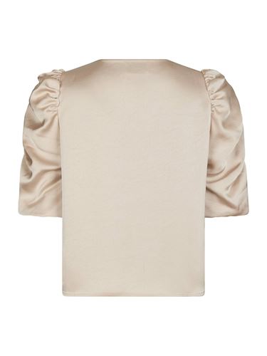 Blusar/Skjortor - Elba heavy sateen blouse  – Champagne